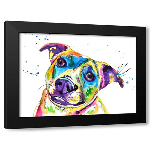 Australian Cattle Dog Black Modern Wood Framed Art Print by Seeley, Jenn