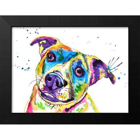 Australian Cattle Dog Black Modern Wood Framed Art Print by Seeley, Jenn