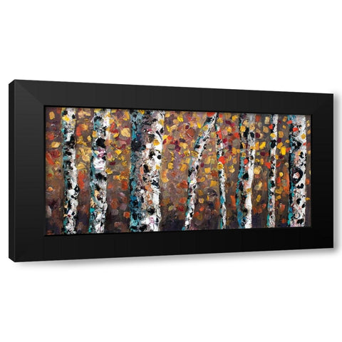 Into the Woods Black Modern Wood Framed Art Print by Seeley, Jenn