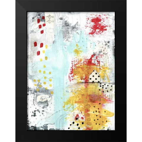 From Hot to Cold Black Modern Wood Framed Art Print by Ogren, Sarah