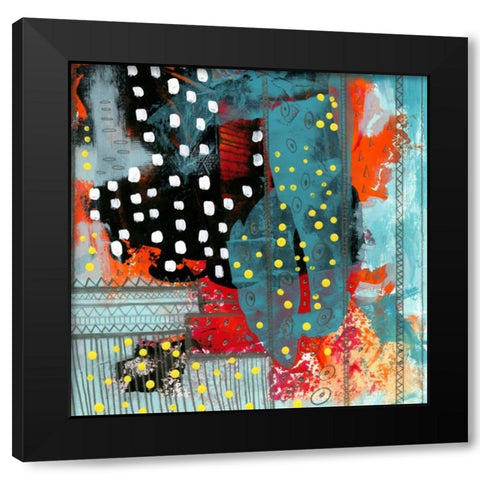 Geometric Abstract II Black Modern Wood Framed Art Print by Ogren, Sarah