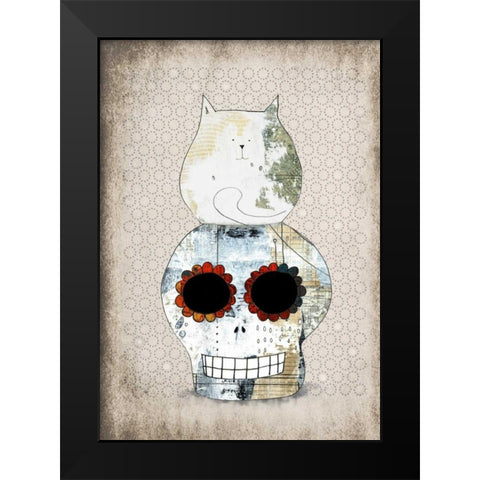Two Sugars Black Modern Wood Framed Art Print by Ogren, Sarah