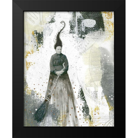 Witch I Black Modern Wood Framed Art Print by Ogren, Sarah
