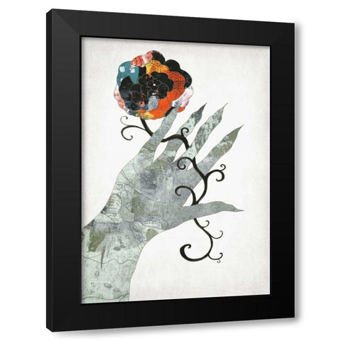 Witch Hand Black Modern Wood Framed Art Print with Double Matting by Ogren, Sarah