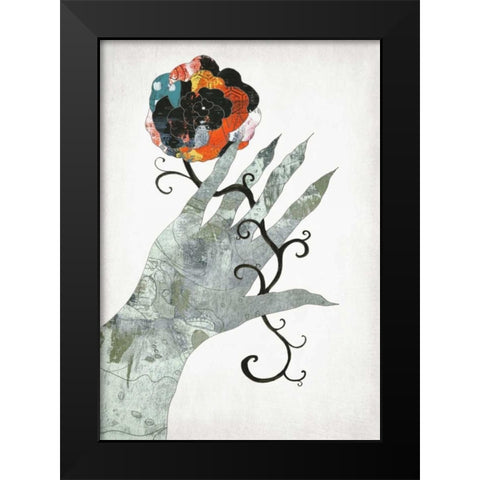 Witch Hand Black Modern Wood Framed Art Print by Ogren, Sarah