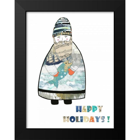 Sailor Black Modern Wood Framed Art Print by Ogren, Sarah