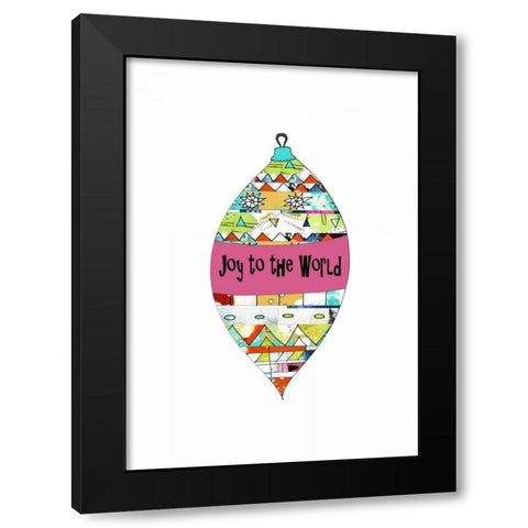 Geometric Ornament Black Modern Wood Framed Art Print by Ogren, Sarah