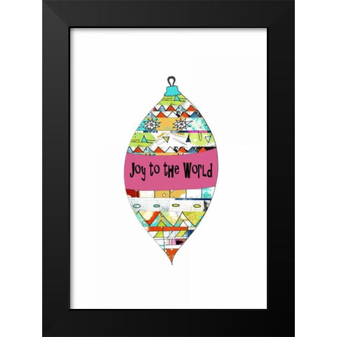 Geometric Ornament Black Modern Wood Framed Art Print by Ogren, Sarah