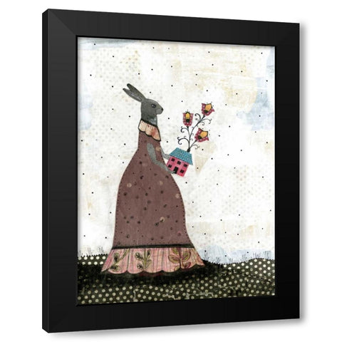 The Caretaker Black Modern Wood Framed Art Print by Ogren, Sarah