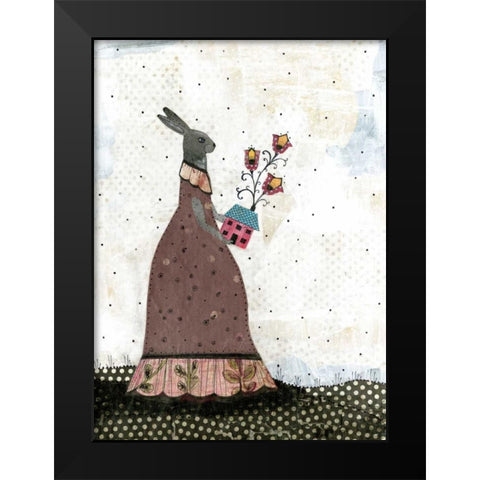 The Caretaker Black Modern Wood Framed Art Print by Ogren, Sarah