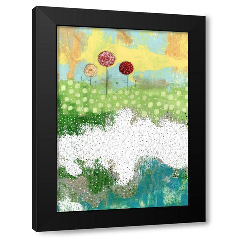 The Field Black Modern Wood Framed Art Print with Double Matting by Ogren, Sarah