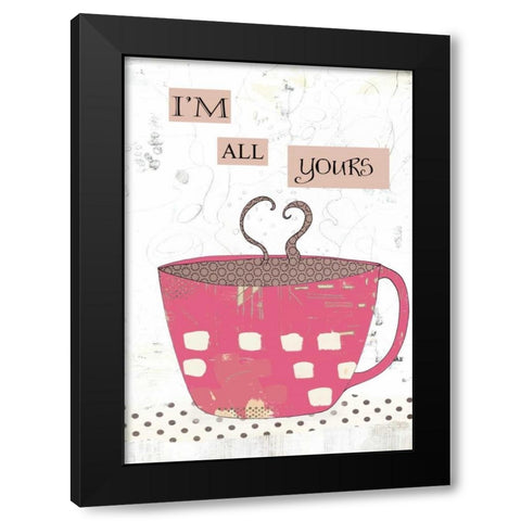 Slutty Valentine Coffee III Black Modern Wood Framed Art Print by Ogren, Sarah