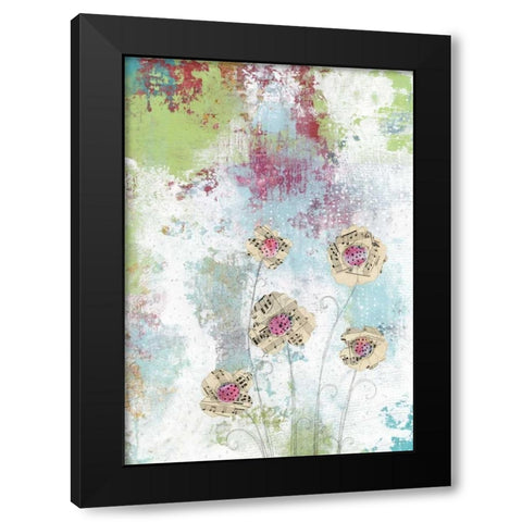 Natures Music Black Modern Wood Framed Art Print with Double Matting by Ogren, Sarah