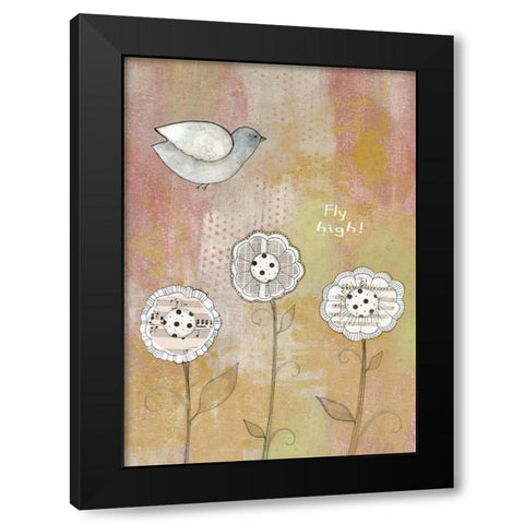 Fly High Black Modern Wood Framed Art Print by Ogren, Sarah