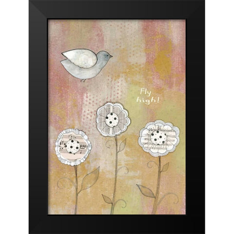 Fly High Black Modern Wood Framed Art Print by Ogren, Sarah