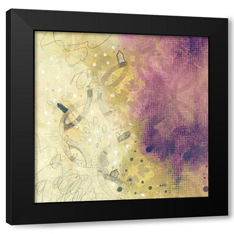 Parallel Universes Black Modern Wood Framed Art Print by Ogren, Sarah