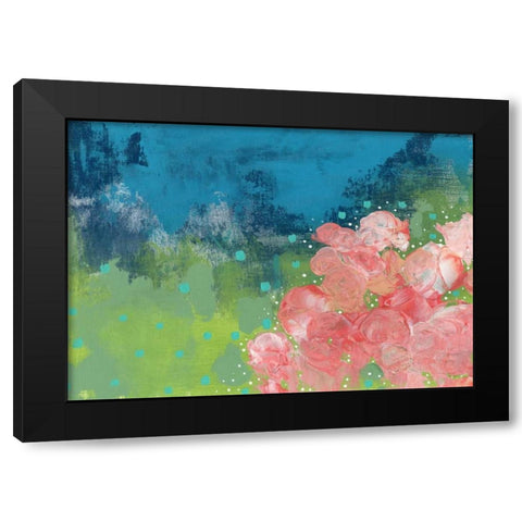 The Bouquet II Black Modern Wood Framed Art Print by Ogren, Sarah