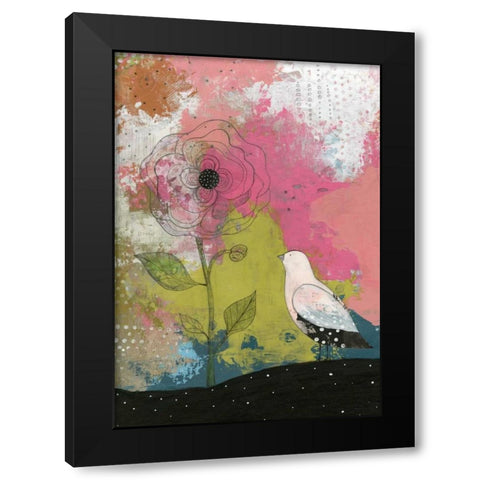 The Translucent Flower Black Modern Wood Framed Art Print by Ogren, Sarah