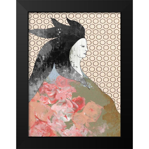 Snow White Black Modern Wood Framed Art Print by Ogren, Sarah