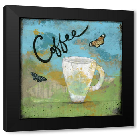 Coffee Black Modern Wood Framed Art Print with Double Matting by Ogren, Sarah