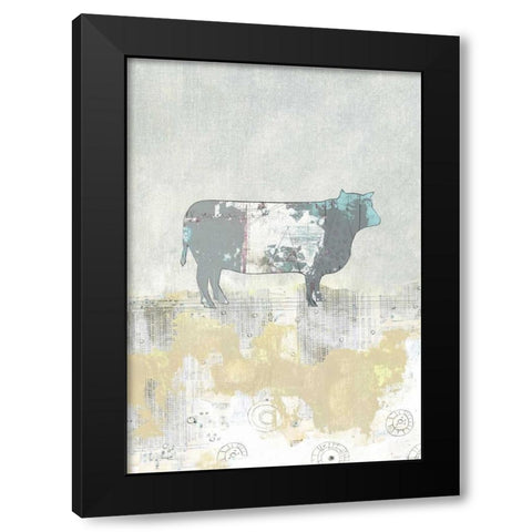 Holstine Black Modern Wood Framed Art Print by Ogren, Sarah