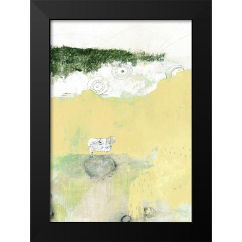 Out to Pasture Black Modern Wood Framed Art Print by Ogren, Sarah