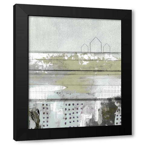 The Farm Black Modern Wood Framed Art Print with Double Matting by Ogren, Sarah