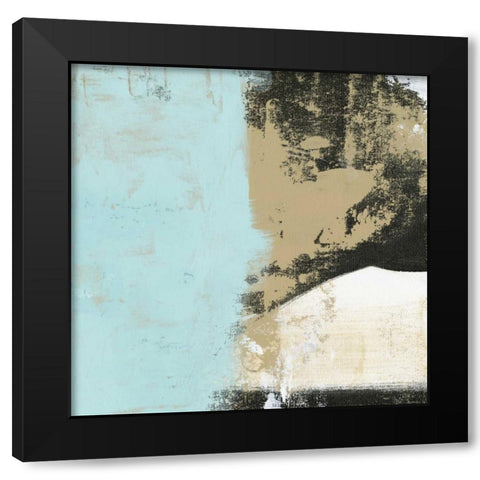 White Mountain Black Modern Wood Framed Art Print with Double Matting by Ogren, Sarah