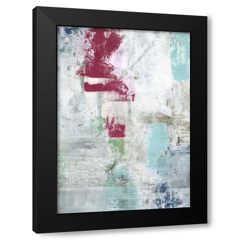 Raspberry Patch Black Modern Wood Framed Art Print by Ogren, Sarah