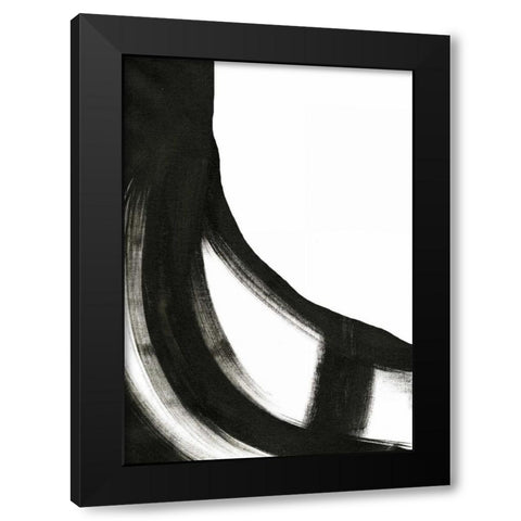 Black and White II Black Modern Wood Framed Art Print by Ogren, Sarah
