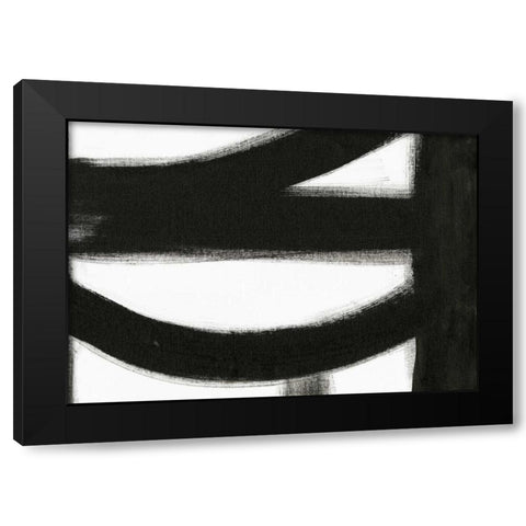 Black and White IV Black Modern Wood Framed Art Print by Ogren, Sarah