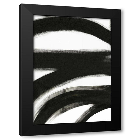 Black and White VI Black Modern Wood Framed Art Print with Double Matting by Ogren, Sarah