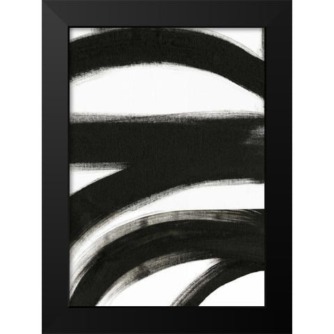 Black and White VI Black Modern Wood Framed Art Print by Ogren, Sarah
