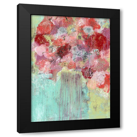 Wildflowers Black Modern Wood Framed Art Print with Double Matting by Ogren, Sarah