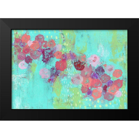 Today It Rained Black Modern Wood Framed Art Print by Ogren, Sarah