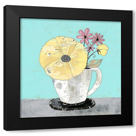 Tea Cup II Black Modern Wood Framed Art Print by Ogren, Sarah