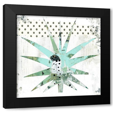Palm II Black Modern Wood Framed Art Print by Ogren, Sarah