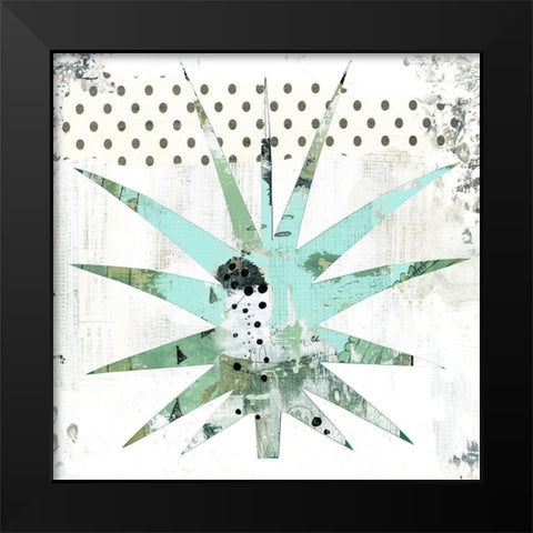 Palm II Black Modern Wood Framed Art Print by Ogren, Sarah