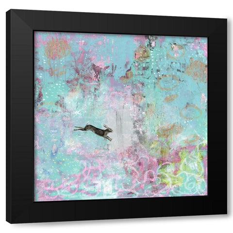 The Ice Storm Black Modern Wood Framed Art Print with Double Matting by Ogren, Sarah