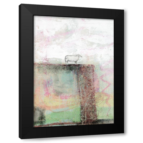 Sheep I Black Modern Wood Framed Art Print by Ogren, Sarah