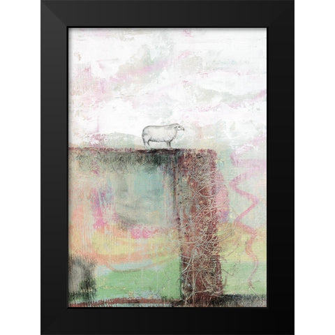 Sheep I Black Modern Wood Framed Art Print by Ogren, Sarah