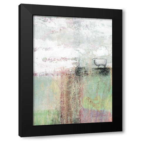 Sheep II Black Modern Wood Framed Art Print with Double Matting by Ogren, Sarah