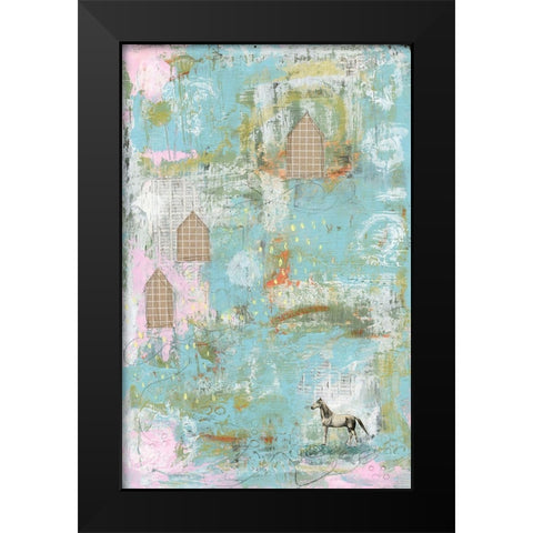 Horse II Black Modern Wood Framed Art Print by Ogren, Sarah