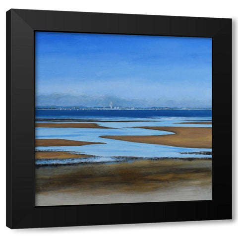 Spinnaker Tower Black Modern Wood Framed Art Print by Francis, Sandra