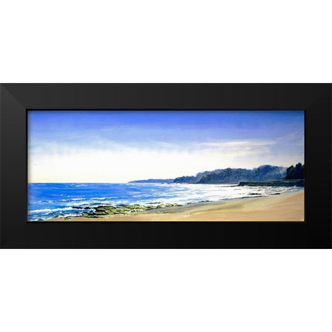 Morning Light Black Modern Wood Framed Art Print by Francis, Sandra