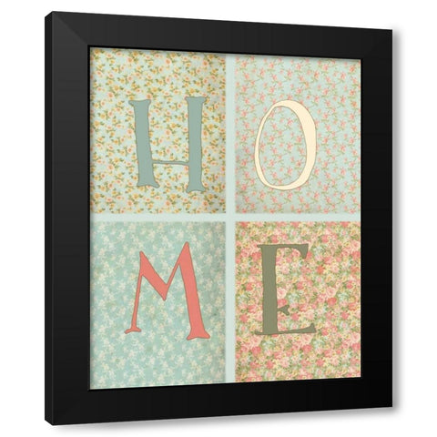 Shabby Chic Home Black Modern Wood Framed Art Print with Double Matting by Moss, Tara