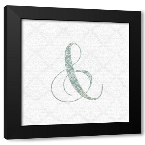 Ampersand Black Modern Wood Framed Art Print with Double Matting by Moss, Tara