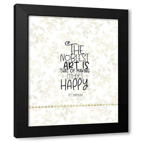 Noblest Art Black Modern Wood Framed Art Print with Double Matting by Moss, Tara