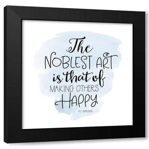 Noblest Art III Black Modern Wood Framed Art Print with Double Matting by Moss, Tara