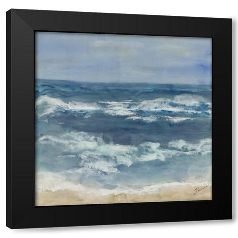 Natures Cadence - Spirits Tempo Black Modern Wood Framed Art Print with Double Matting by Shanti, Shima